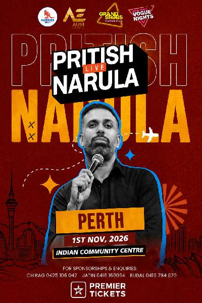 Pritish Narula Live - Perth 2026