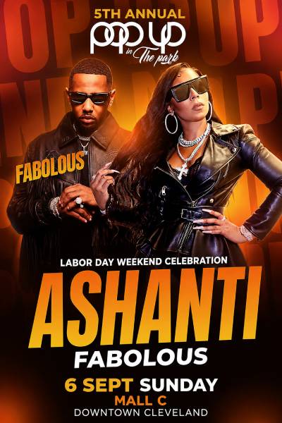 Pop Up in the Park 2026 | Ashanti & Fabolous | Labor Day Weekend |Cleveland