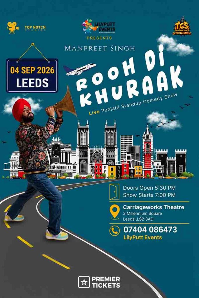 Rooh Di Khuraak By Manpreet Singh (Comic Singh) 2026 - Leeds