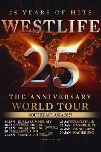 WESTLIFE - THE ANNIVERSARY WORLD TOUR 2026