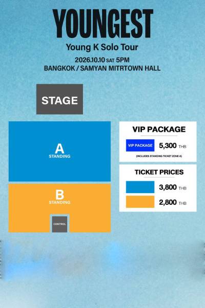 Young K Solo Tour BANGKOK 2026