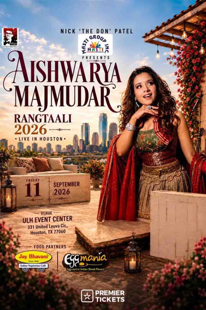 Aishwarya Majmudar Rangtaali 2026 – Live in Houston
