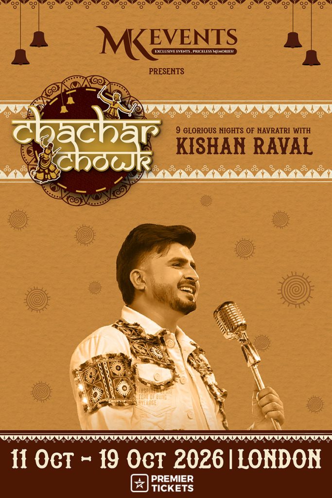 Chachar Chowk Navratri 2026 with Kishan Raval in London