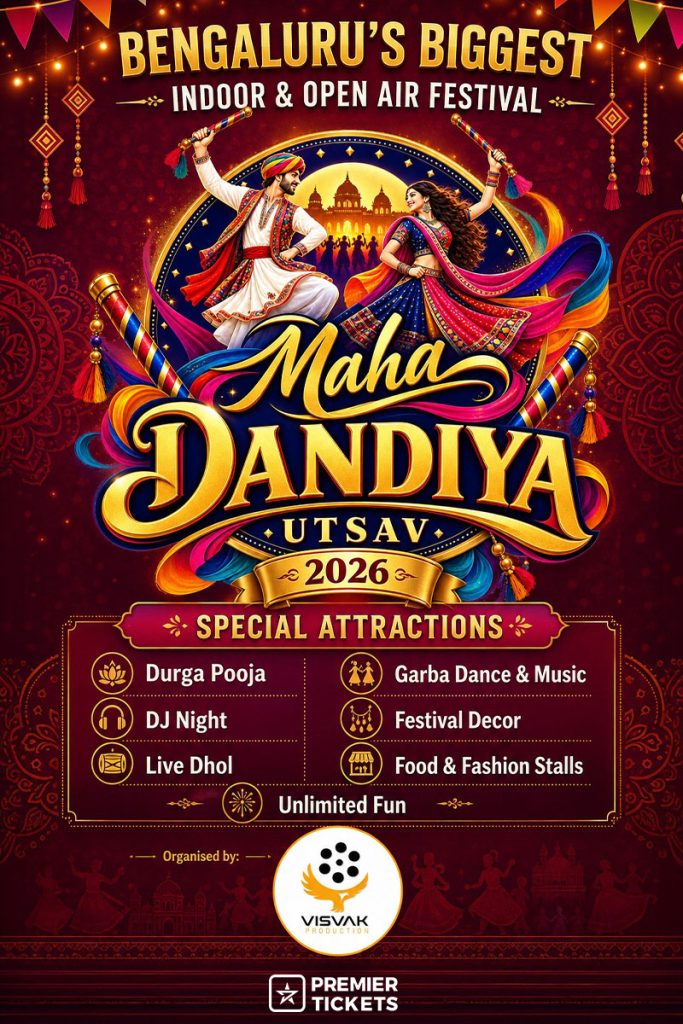 Maha Dandiya Utsav 2026 @ Jayamahal Palace