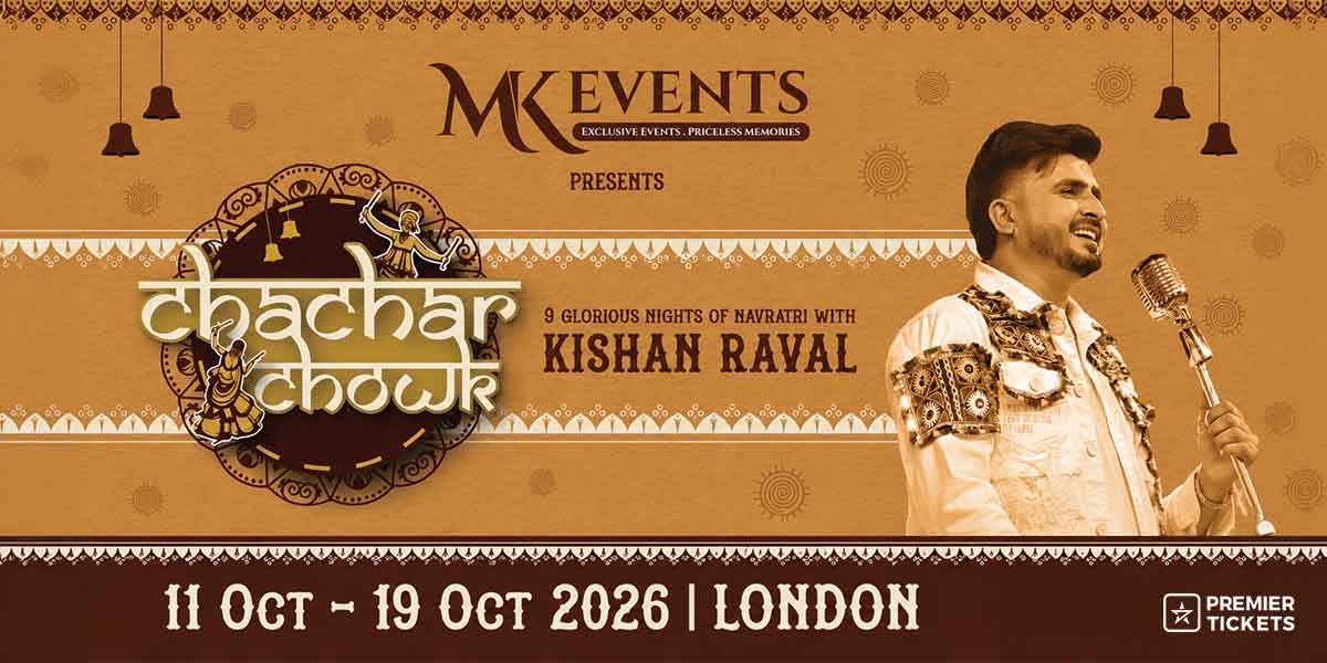Chachar Chowk Navratri 2026 with Kishan Raval in London