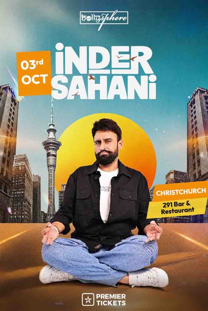 Inder Sahani Live in Christchurch 2026