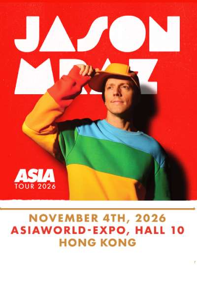 Jason Mraz - Asia Tour 2026 in HONG KONG