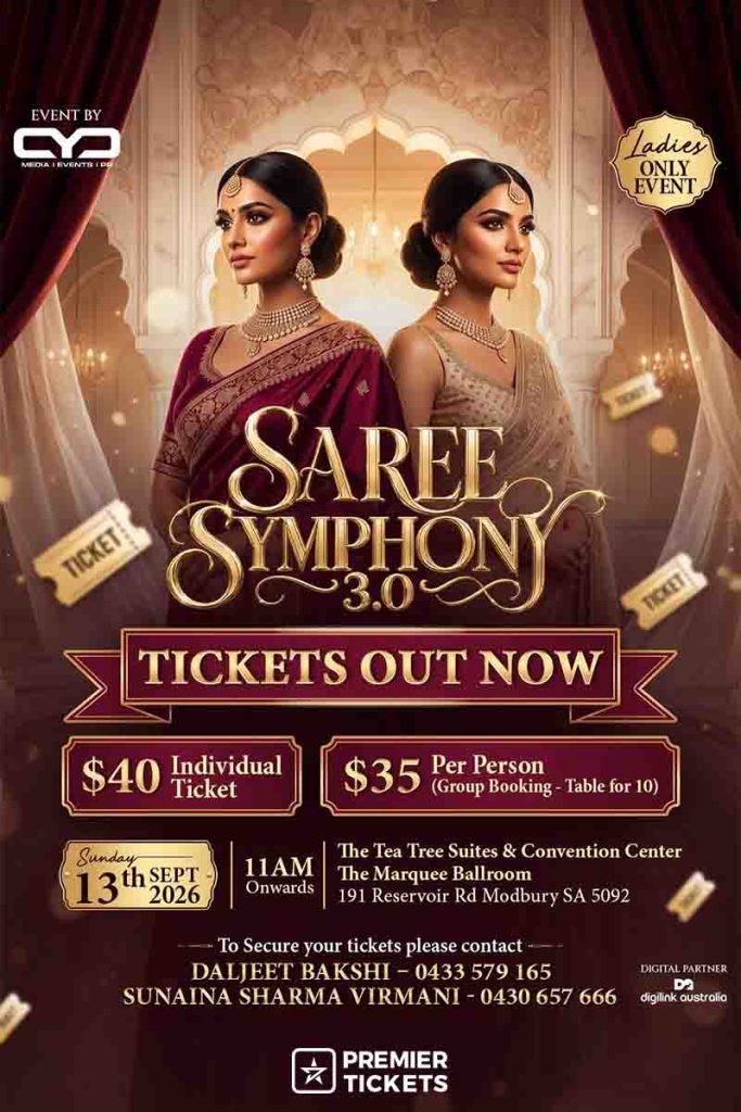 Saree Symphony 3.0 – Adelaide 2026