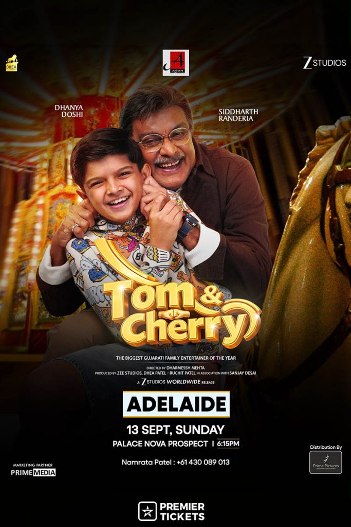 Tom & Cherry - A Gujrati Movie in Adelaide 2026