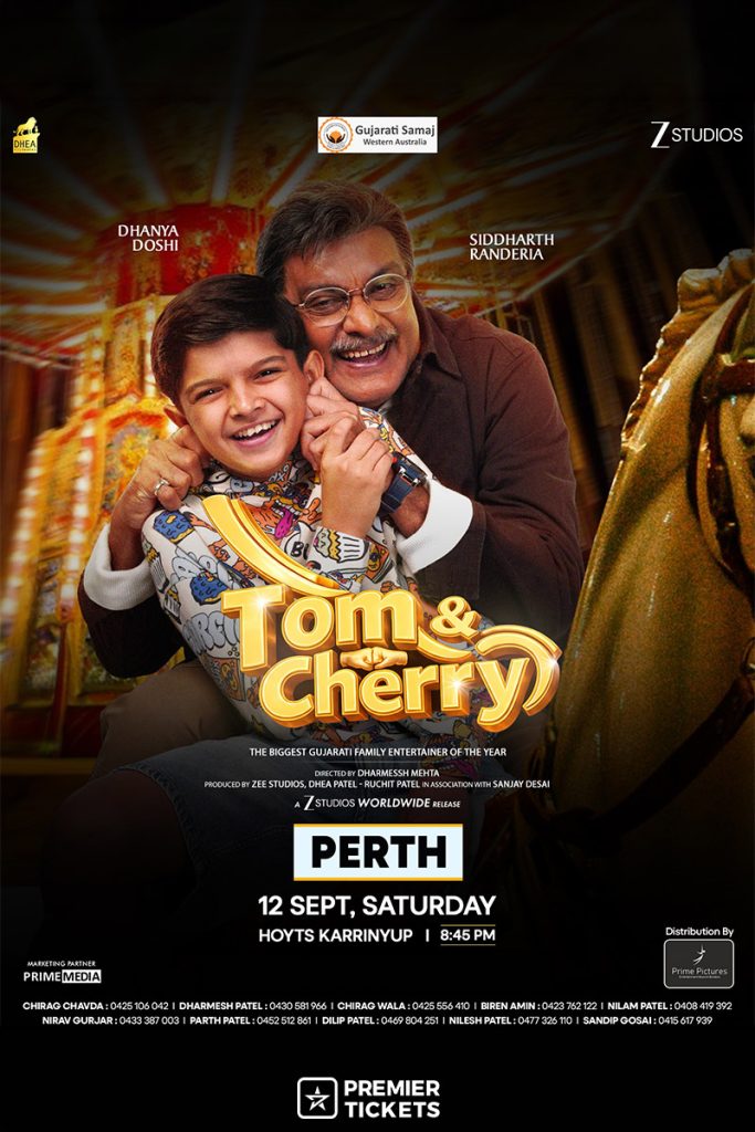 Tom & Cherry - A Gujrati Movie in Perth 2026