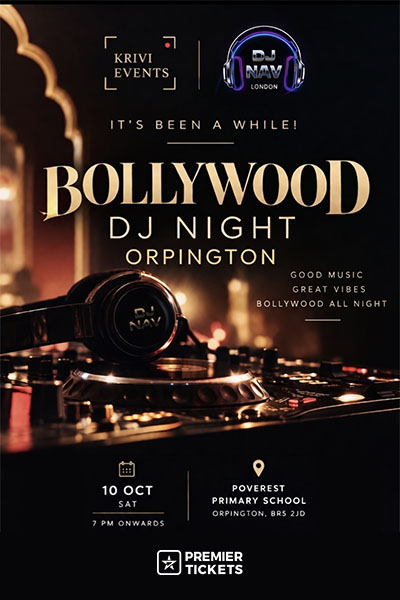Bollywood DJ Night Orpington 2026