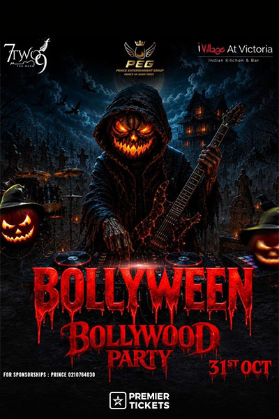 Bollyween Bollywood Party 2026 with DJ KAZ and 7two9 Band