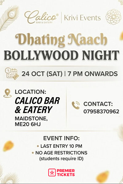 Dhating Naach 2026 | Bollywood Night at Calico - Maidstone