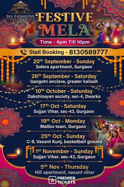 SIA Fashions & Events – Festive Mela | 26th Sep