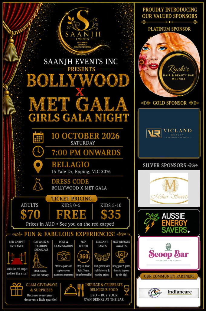 Bollywood x Met Gala - Girls Night 2026 Bollywood x Met Gala - Girls Night 2026