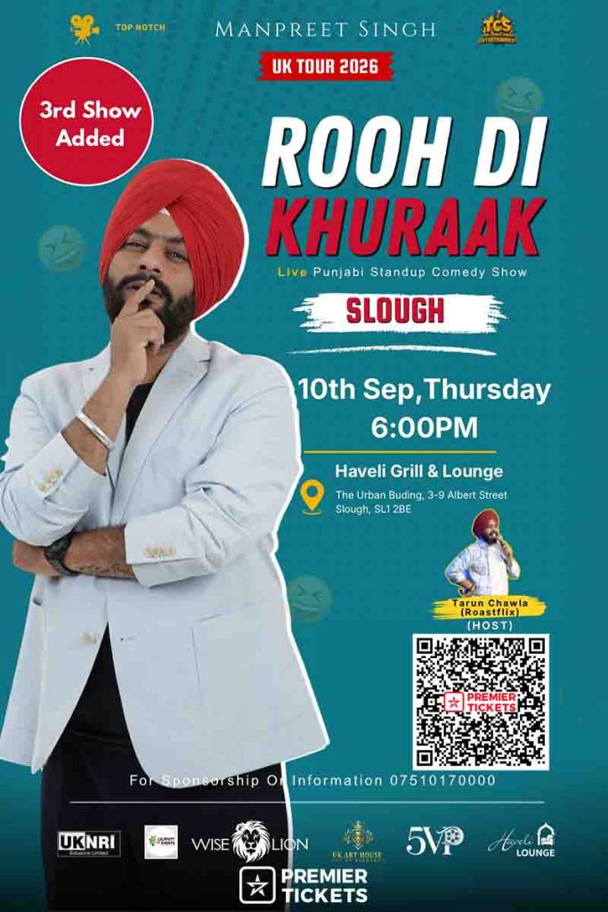 Rooh Di Khuraak By Manpreet Singh (Comic Singh) 2026 - Slough 3rd show